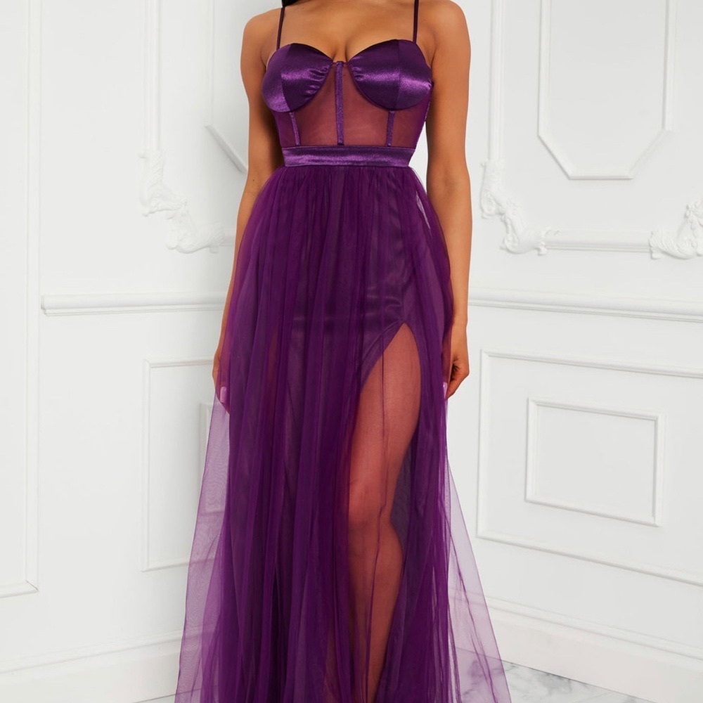 NWT Fashion Nova Tulle Corset Dress